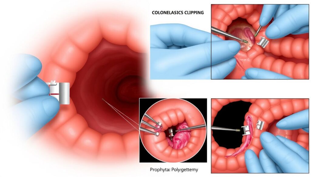 Prophylactic clipping technique